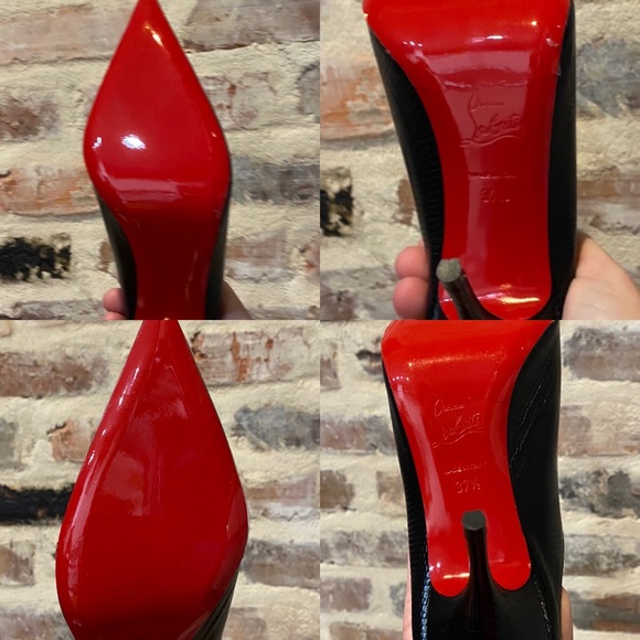 NIB Christian Louboutin Quart 80 Calf Zarli, Size 37.5 - Picture 11 of 11